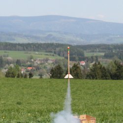 Kinderraketa - start